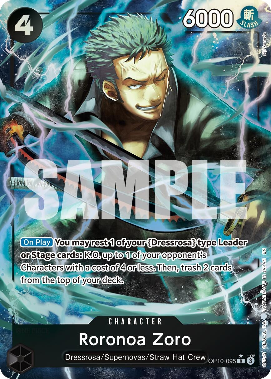 Image for Roronoa Zoro - OP10-095 (Alternate Art) (OP10-095) (PRB-02) - One Piece Card Game