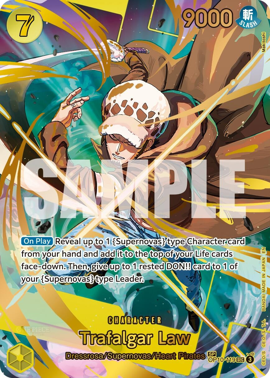 Image for Trafalgar Law - OP10-119 (SP) (OP10-119) (PRB-02) - One Piece Card Game