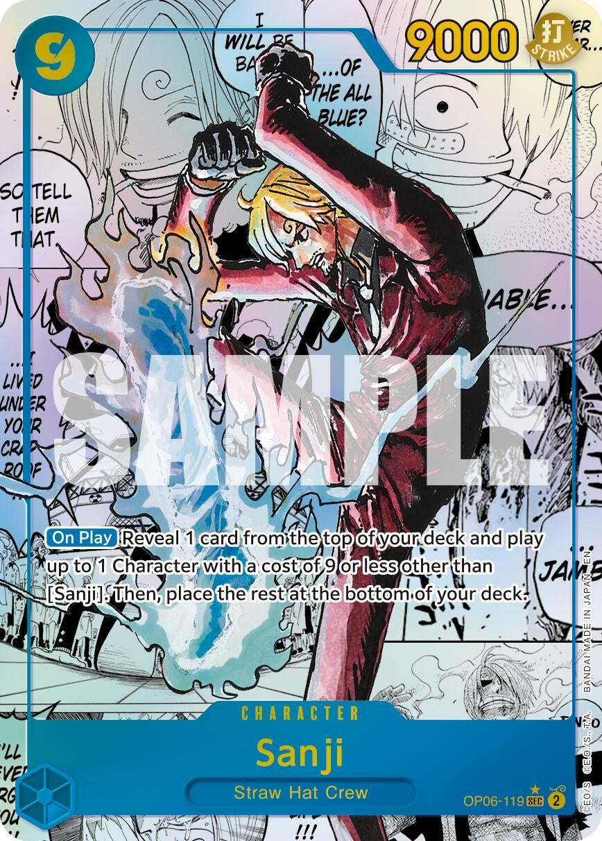 Sanji - OP06-119 (Manga) (OP06-119) (PRB-02)