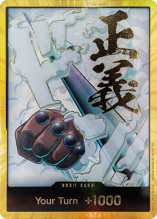Image for DON!! Card (Smoker) (Gold) (PRB-02) - One Piece Card Game