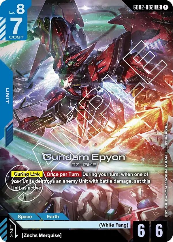 Image for Gundam Epyon (GD02-002) (GD02) - Gundam Card Game