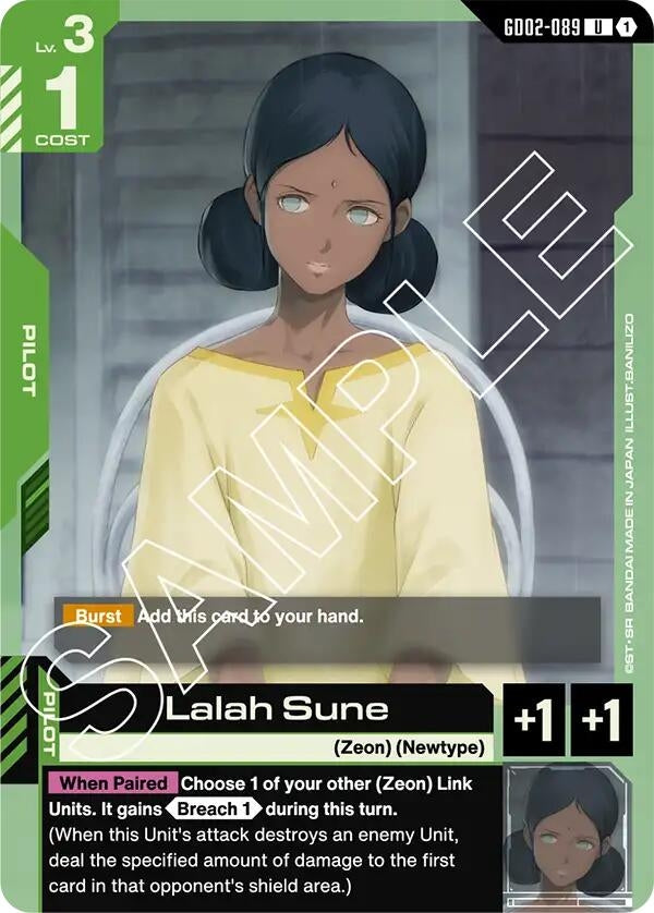 Image for Lalah Sune (GD02-089) (GD02) - Gundam Card Game