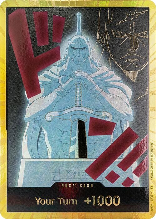 Image for DON!! Card (Kyros) (Gold) (PRB-02) - One Piece Card Game
