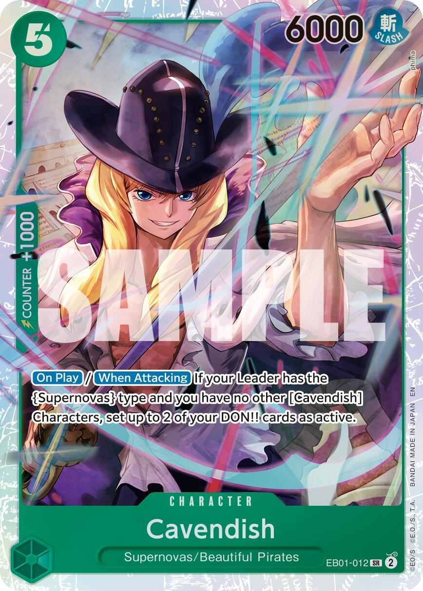 Image for Cavendish - EB01-012 (Reprint) (EB01-012) (PRB-02) - One Piece Card Game