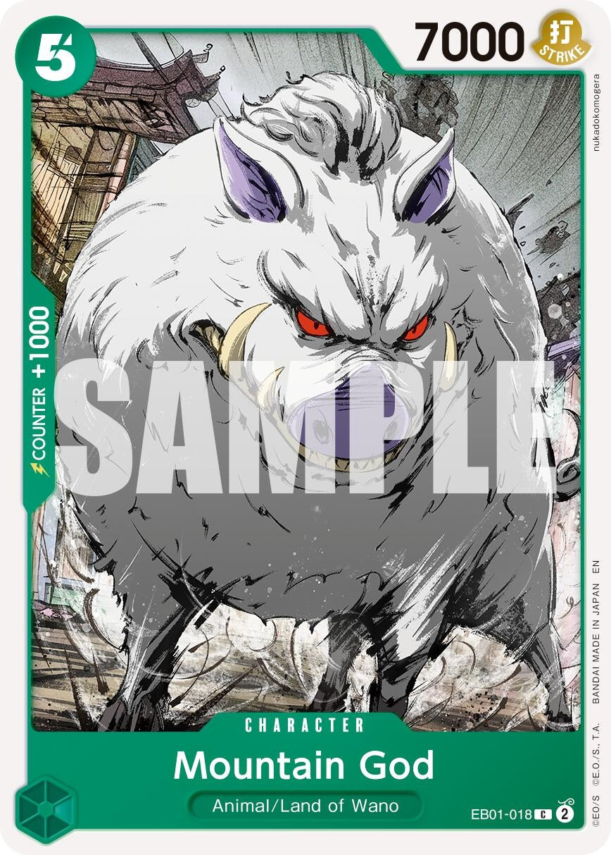Image for Mountain God (Reprint) (EB01-018) (PRB-02) - One Piece Card Game