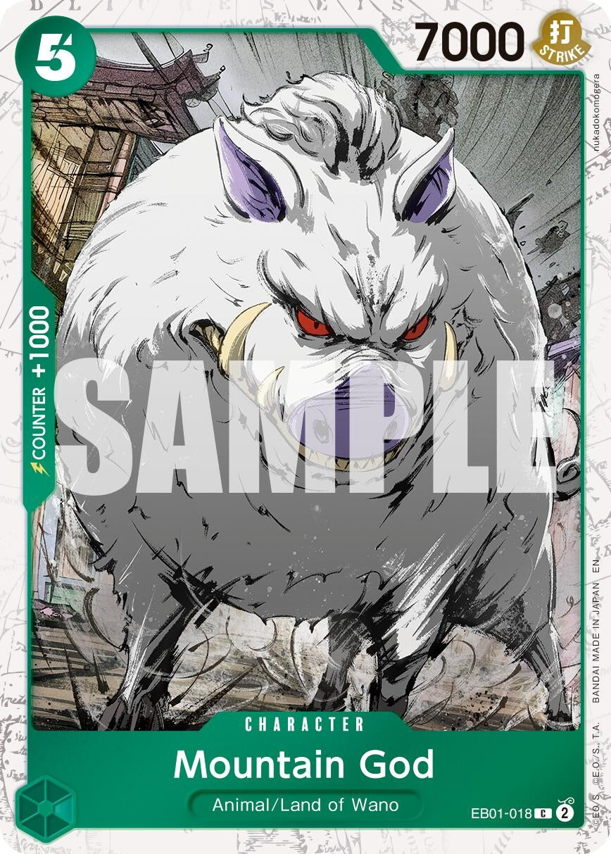 Image for Mountain God (Pirate Foil) (EB01-018) (PRB-02) - One Piece Card Game