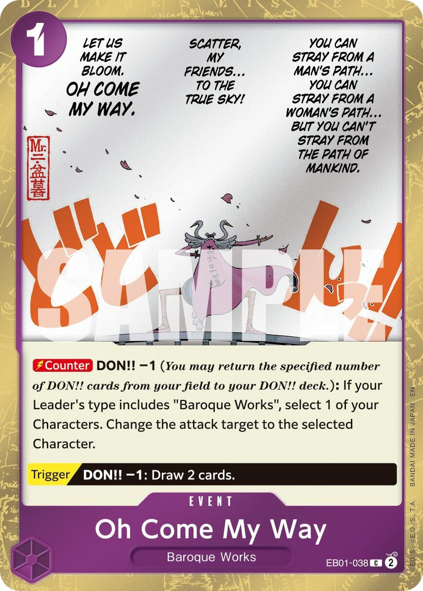 Oh Come My Way (Pirate Foil) (EB01-038) (PRB-02)