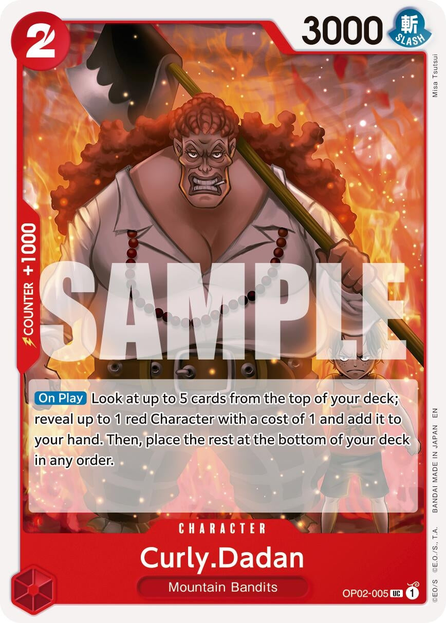 Image for Curly.Dadan (Reprint) (OP02-005) (PRB-02) - One Piece Card Game