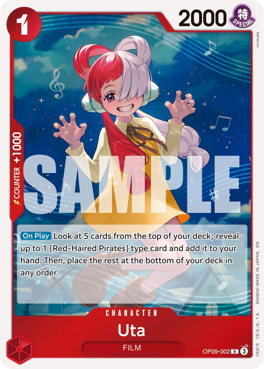Image for Uta (Reprint) (OP09-002) (PRB-02) - One Piece Card Game
