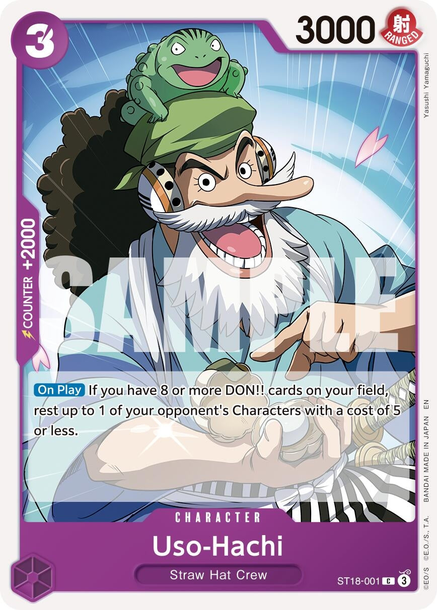 Image for Uso-Hachi (Reprint) (ST18-001) (PRB-02) - One Piece Card Game
