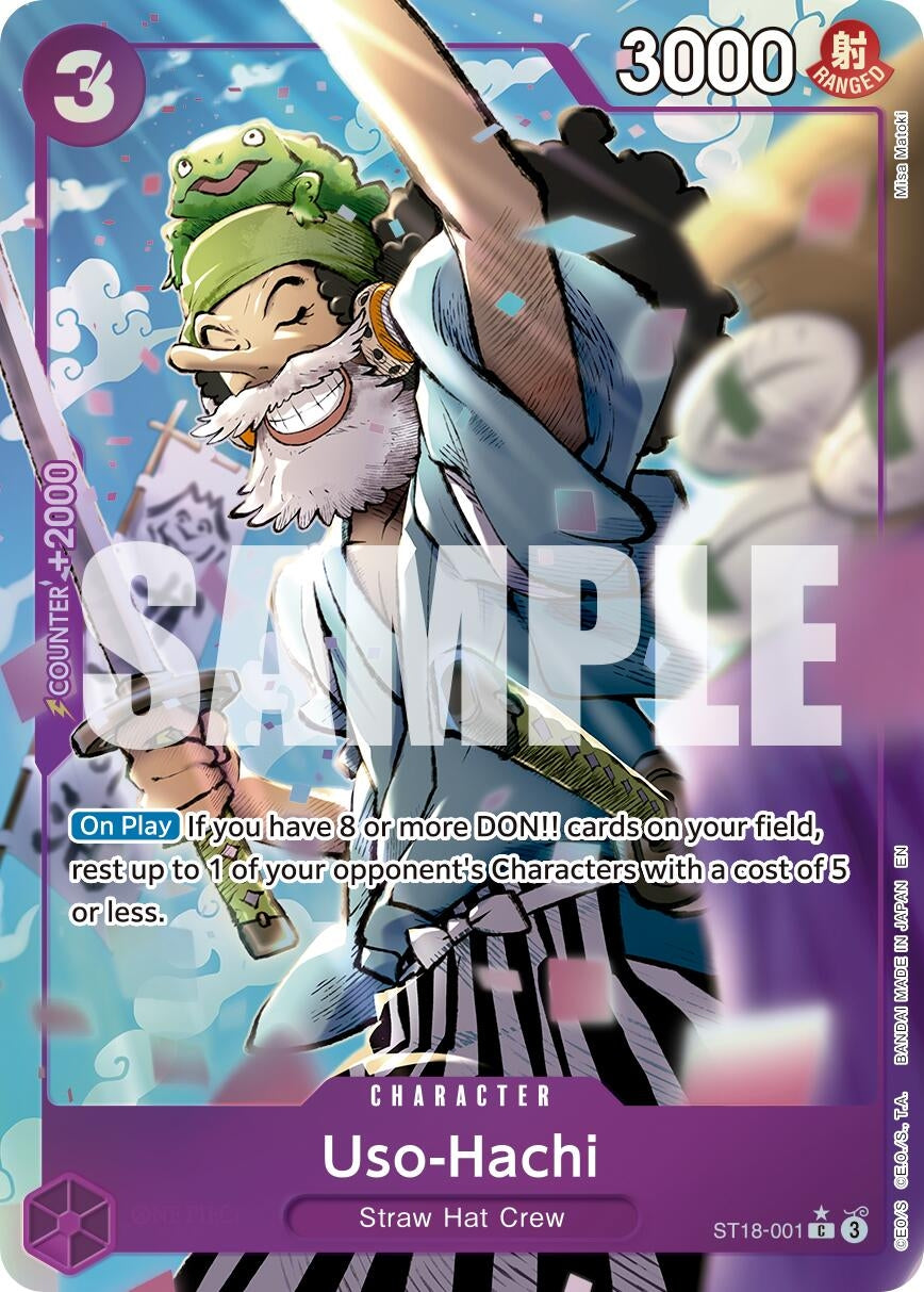Image for Uso-Hachi (Alternate Art) (ST18-001) (PRB-02) - One Piece Card Game