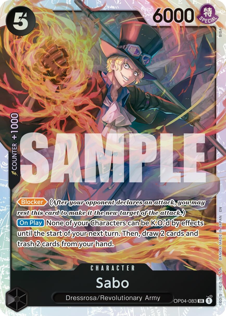 Image for Sabo - OP04-083 (Reprint) (OP04-083) (PRB-02) - One Piece Card Game