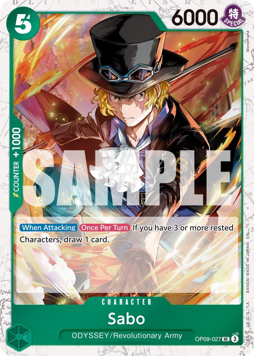 Image for Sabo - OP09-027 (Pirate Foil) (OP09-027) (PRB-02) - One Piece Card Game