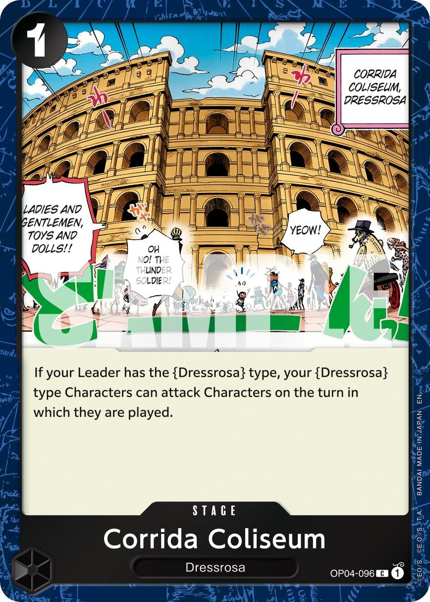 Image for Corrida Coliseum (Pirate Foil) (OP04-096) (PRB-02) - One Piece Card Game
