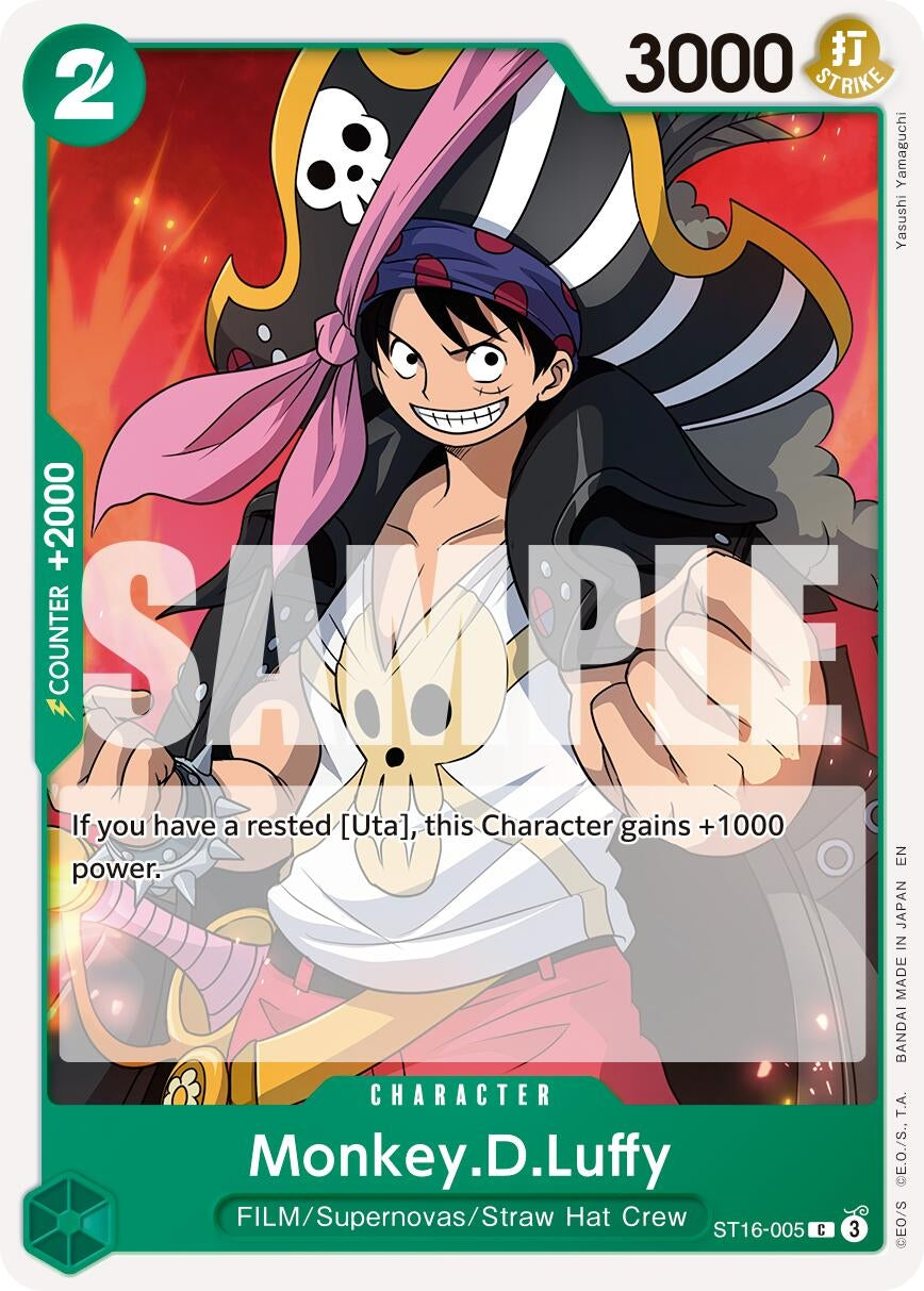 Image for Monkey.D.Luffy - ST16-005 (Reprint) (ST16-005) (PRB-02) - One Piece Card Game