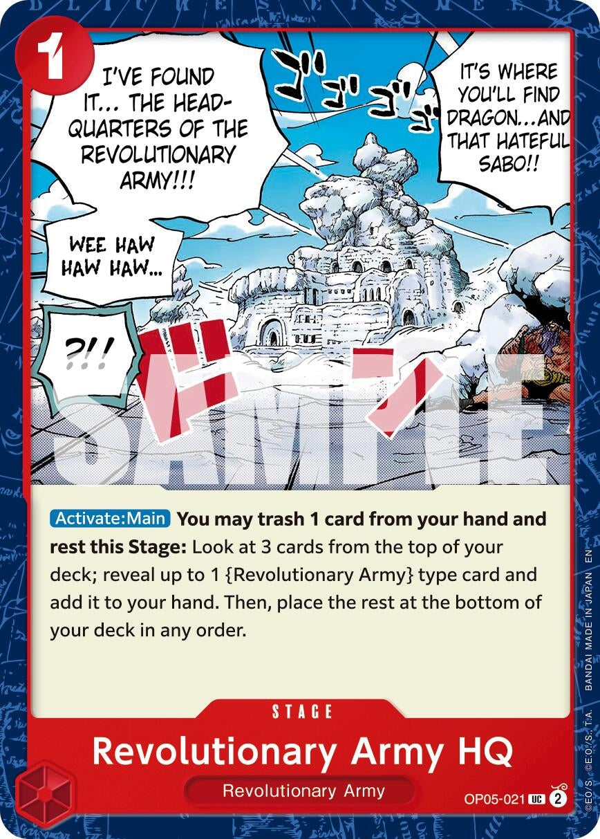 Image for Revolutionary Army HQ (Reprint) (OP05-021) (PRB-02) - One Piece Card Game