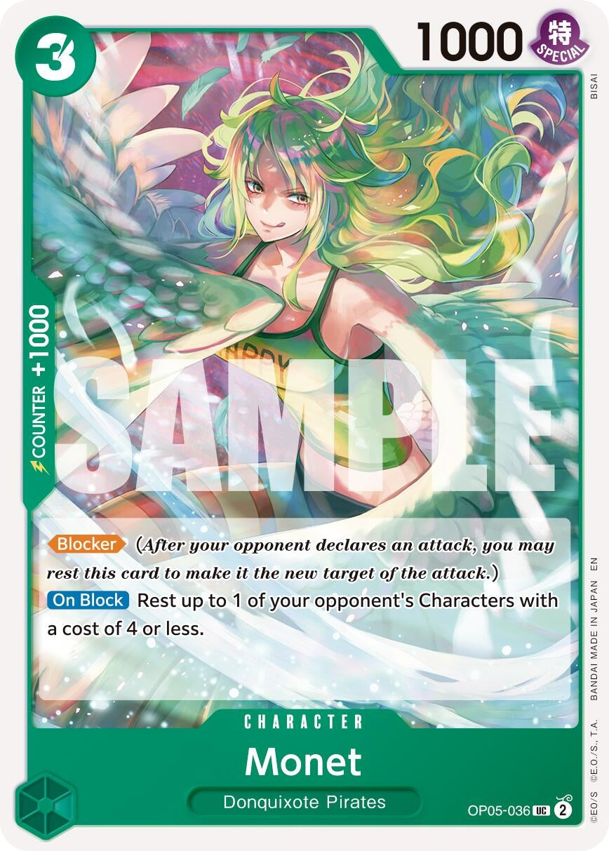 Image for Monet (Reprint) (OP05-036) (PRB-02) - One Piece Card Game