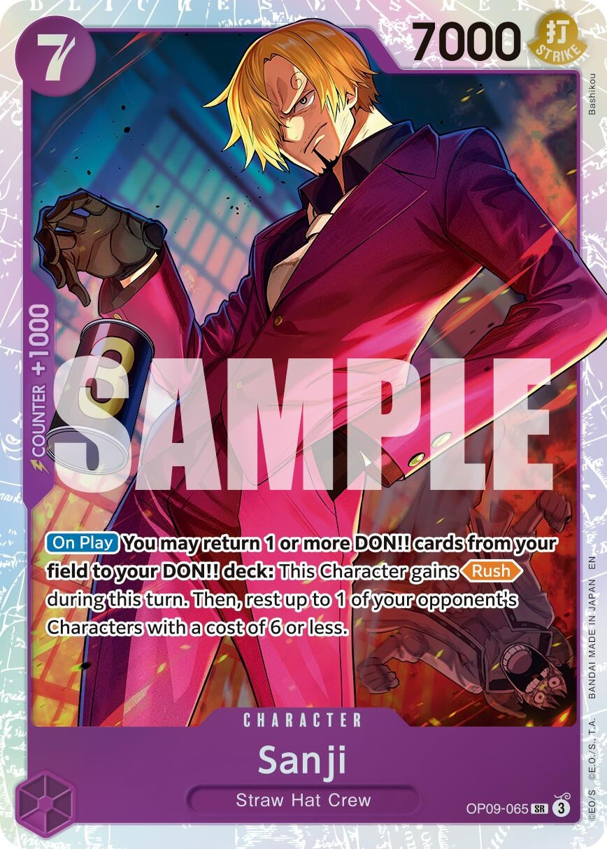 Image for Sanji - OP09-065 (Reprint) (OP09-065) (PRB-02) - One Piece Card Game