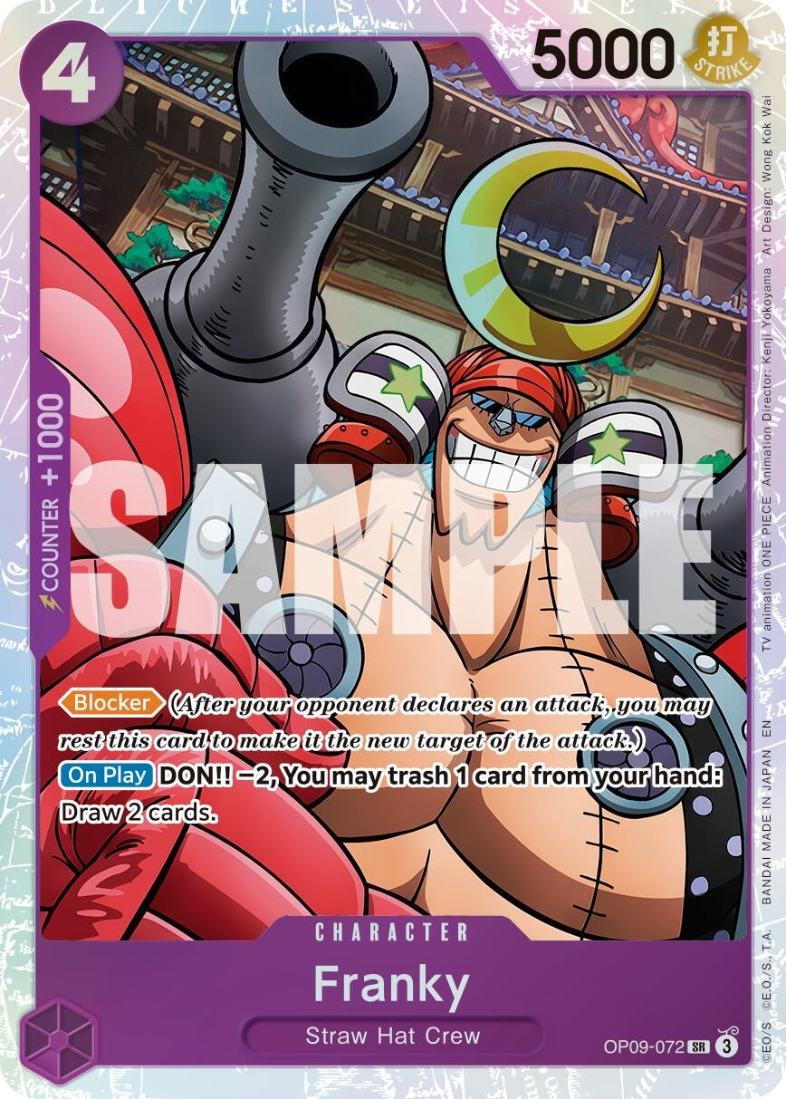 Image for Franky - OP09-072 (Reprint) (OP09-072) (PRB-02) - One Piece Card Game