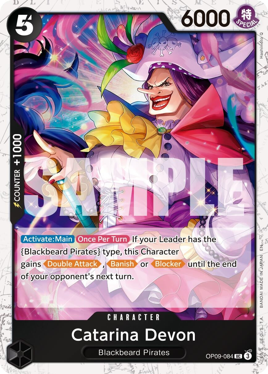 Image for Catarina Devon (Pirate Foil) (OP09-084) (PRB-02) - One Piece Card Game