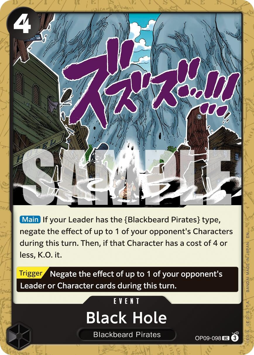Image for Black Hole (Reprint) (OP09-098) (PRB-02) - One Piece Card Game