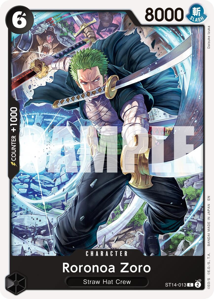 Image for Roronoa Zoro - ST14-013 (Reprint) (ST14-013) (PRB-02) - One Piece Card Game