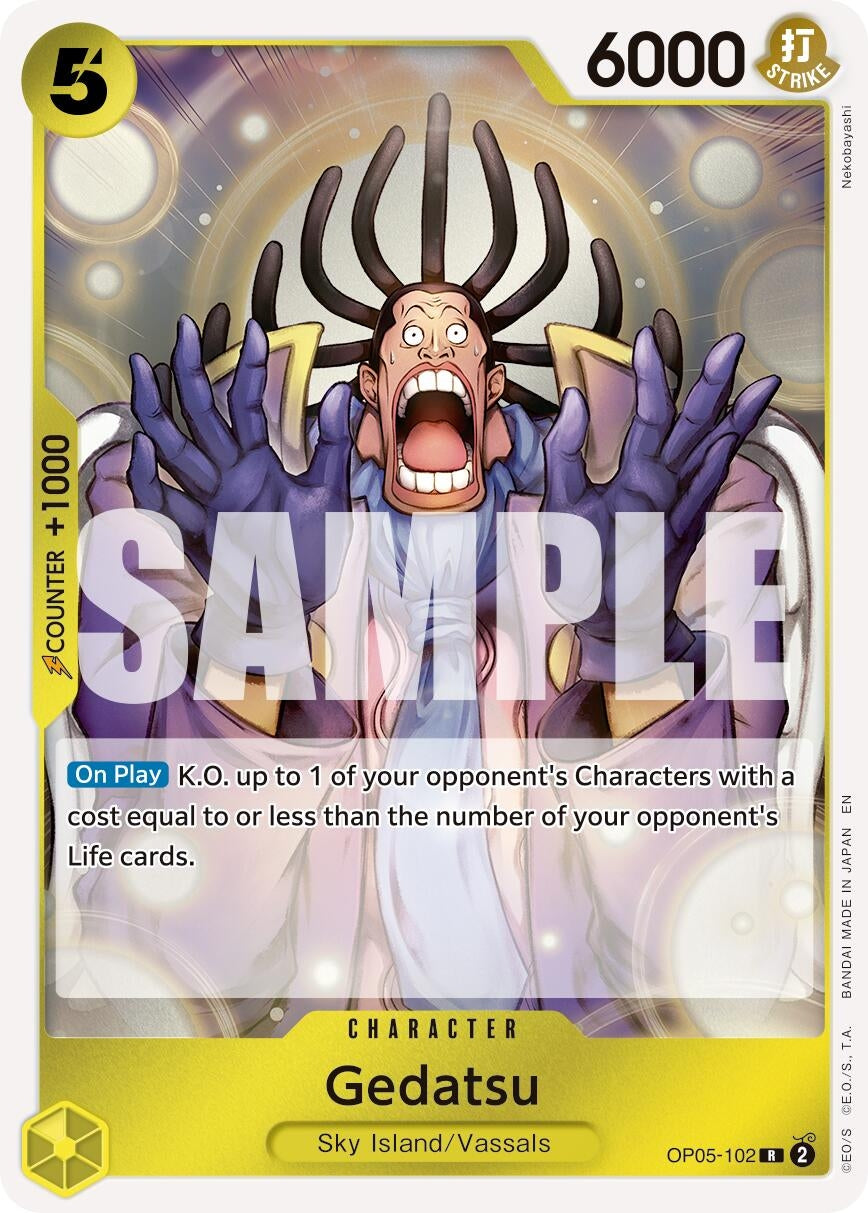 Image for Gedatsu (Reprint) (OP05-102) (PRB-02) - One Piece Card Game