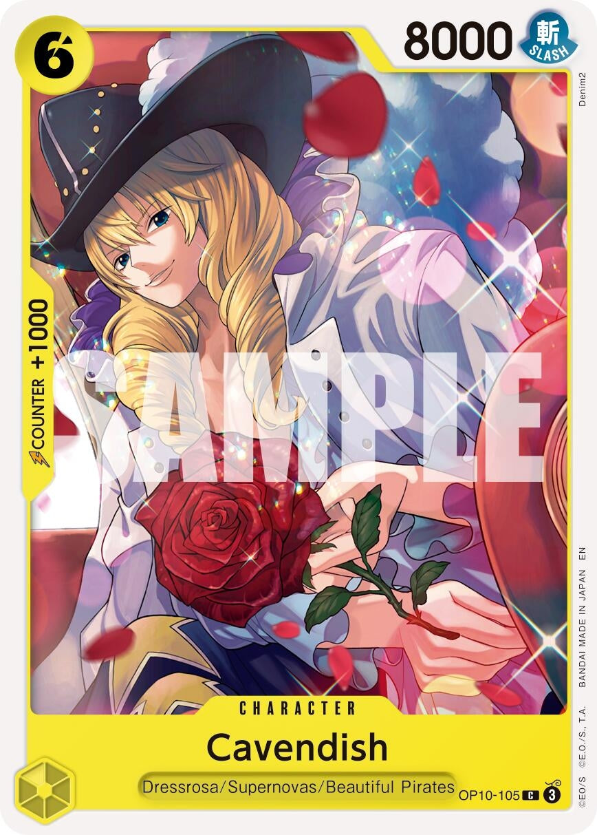 Image for Cavendish - OP10-105 (Reprint) (OP10-105) (PRB-02) - One Piece Card Game
