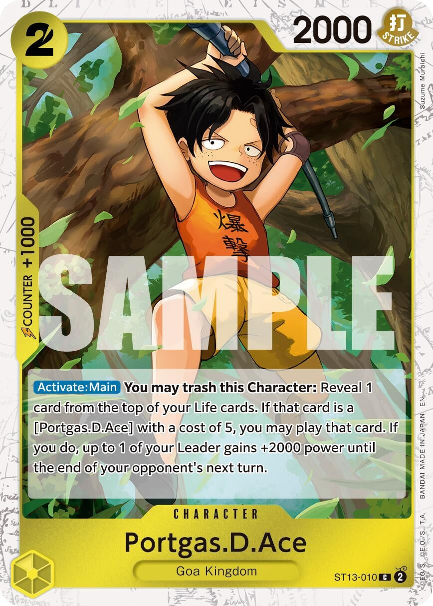 Image for Portgas.D.Ace - ST13-010 (Pirate Foil) (ST13-010) (PRB-02) - One Piece Card Game
