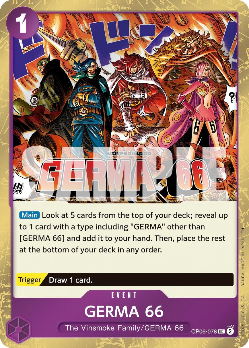 Image for GERMA 66 (Pirate Foil) (OP06-078) (PRB-02) - One Piece Card Game