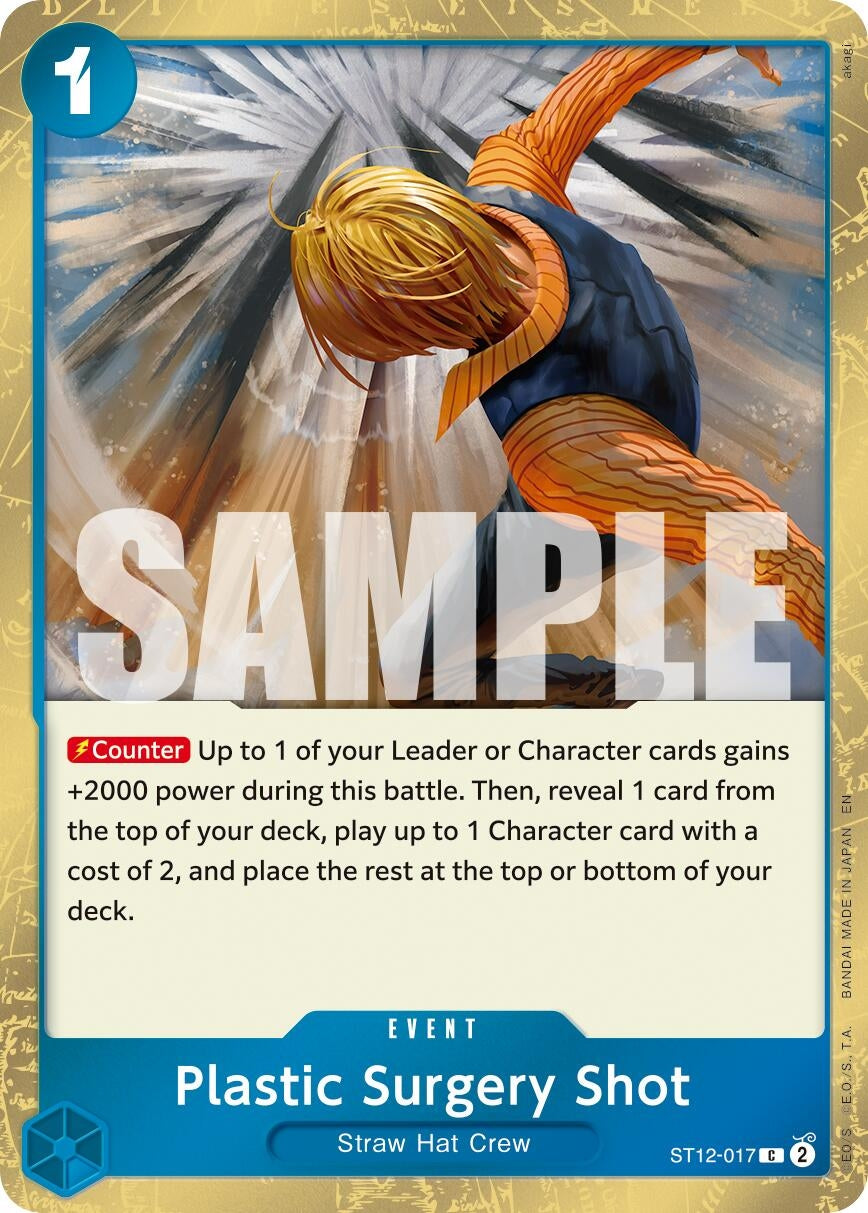 Image for Plastic Surgery Shot - ST12-017 (Pirate Foil) (ST12-017) (PRB-02) - One Piece Card Game