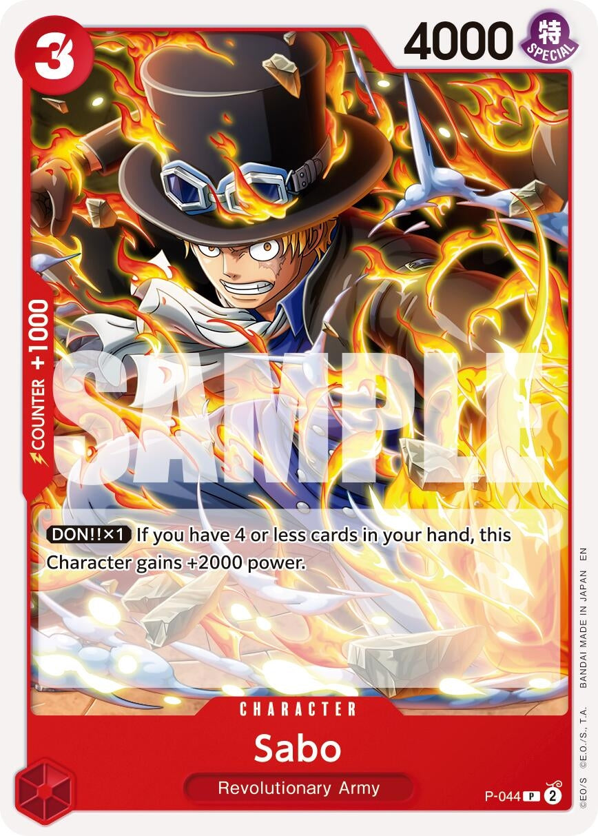 Image for Sabo - P-044 (Reprint) (P-044) (PRB-02) - One Piece Card Game