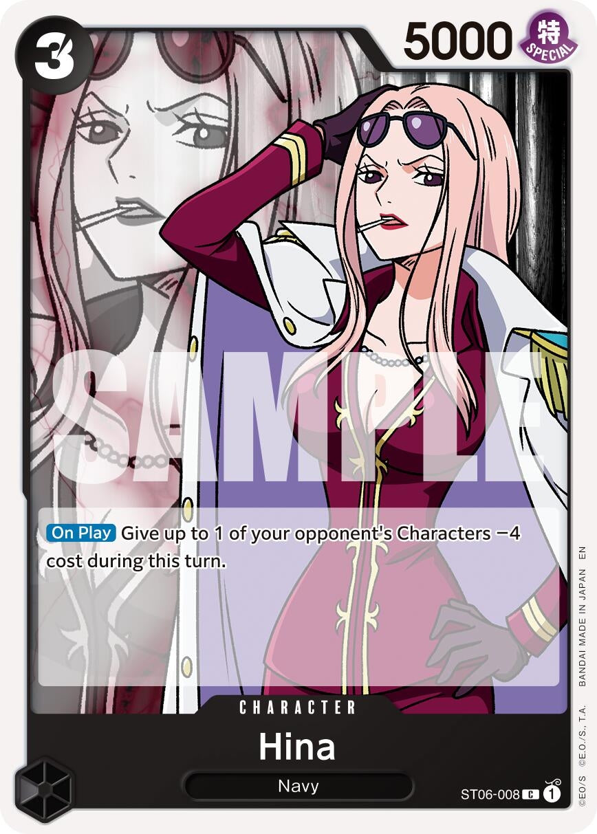 Image for Hina (Reprint) (ST06-008) (PRB-02) - One Piece Card Game