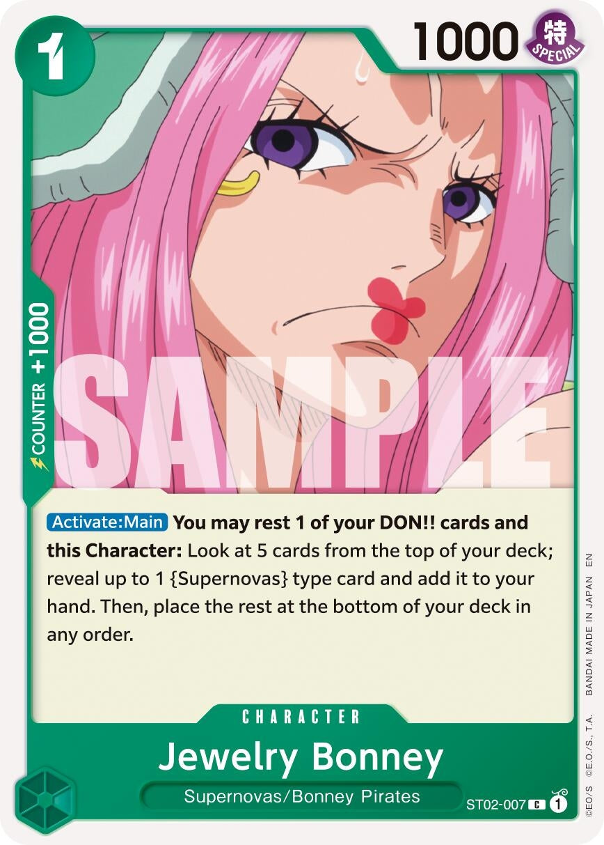 Image for Jewelry Bonney - ST02-007 (Reprint) (ST02-007) (PRB-02) - One Piece Card Game
