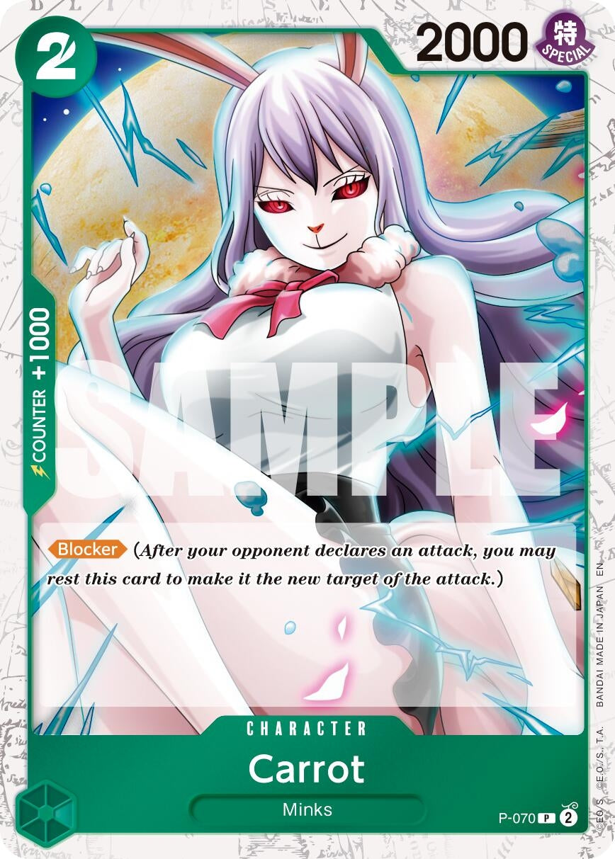 Image for Carrot - P-070 (Pirate Foil) (P-070) (PRB-02) - One Piece Card Game