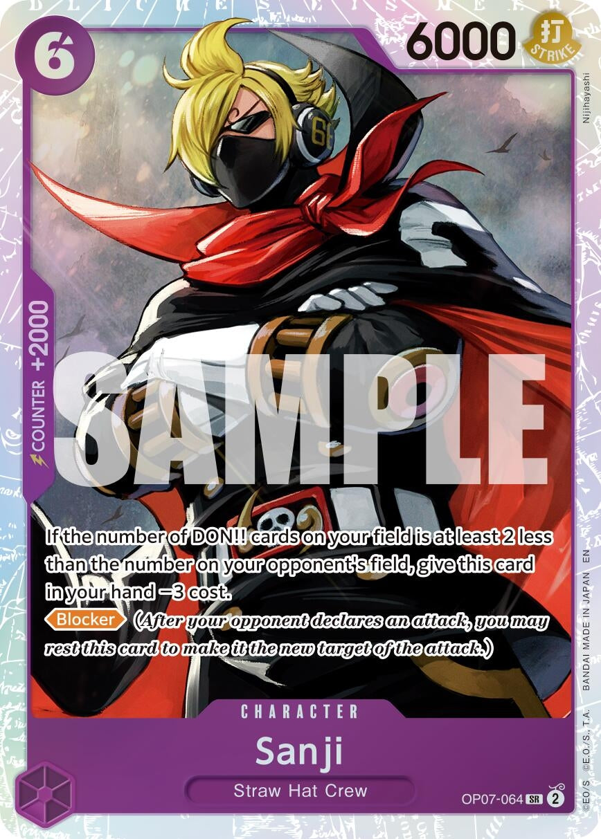 Image for Sanji (Reprint) (OP07-064) (PRB-02) - One Piece Card Game