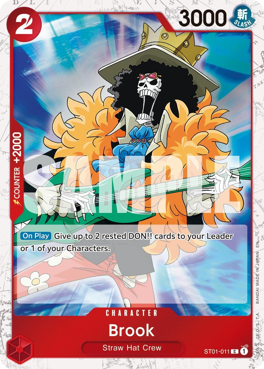 Image for Brook - ST01-011 (Pirate Foil) (ST01-011) (PRB-02) - One Piece Card Game