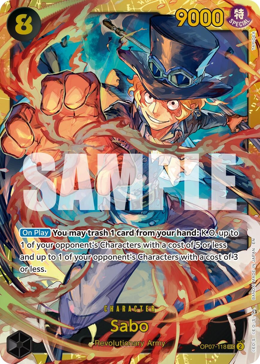 Image for Sabo - OP07-118 (Reprint) (OP07-118) (PRB-02) - One Piece Card Game
