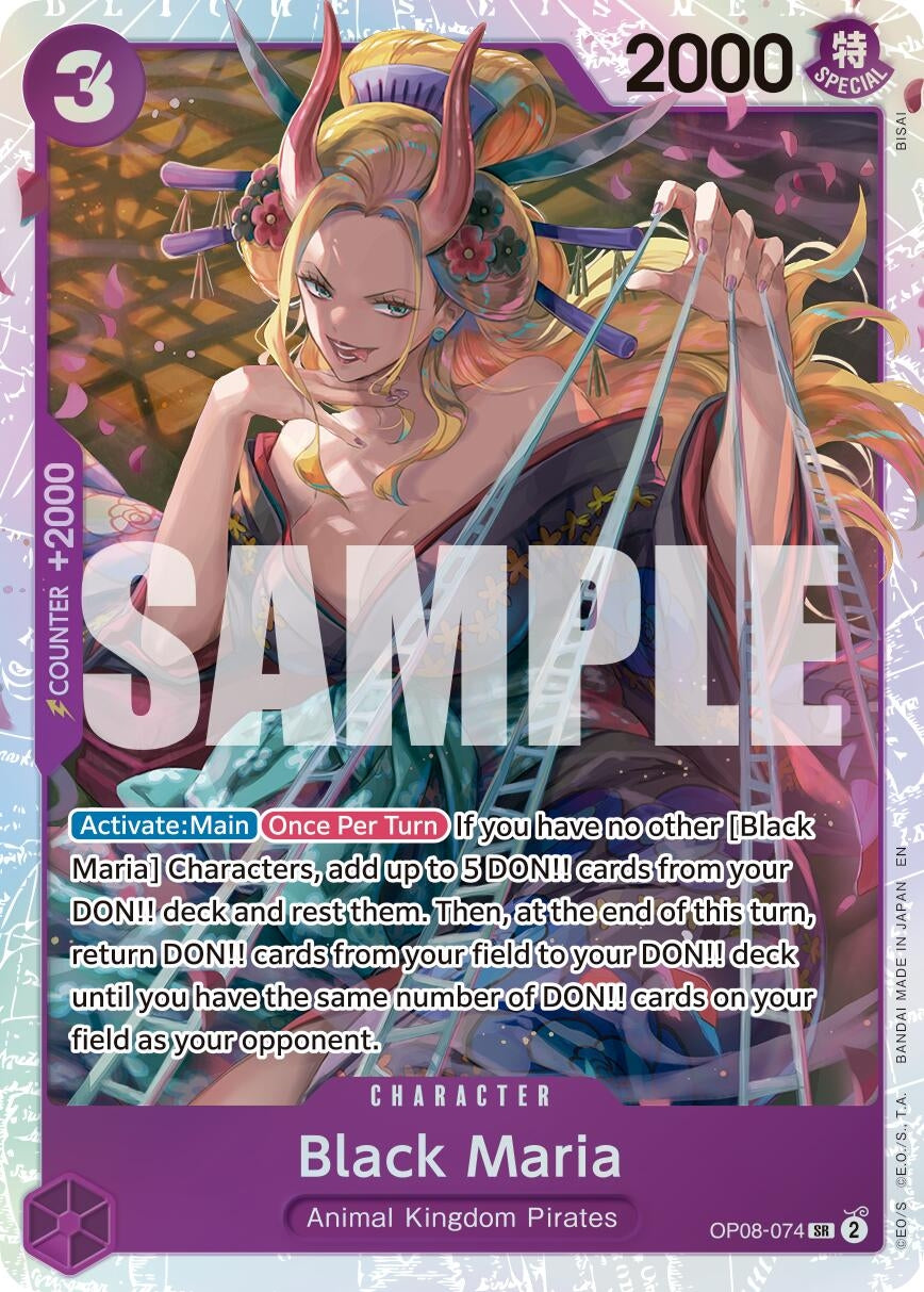 Image for Black Maria (Reprint) (OP08-074) (PRB-02) - One Piece Card Game