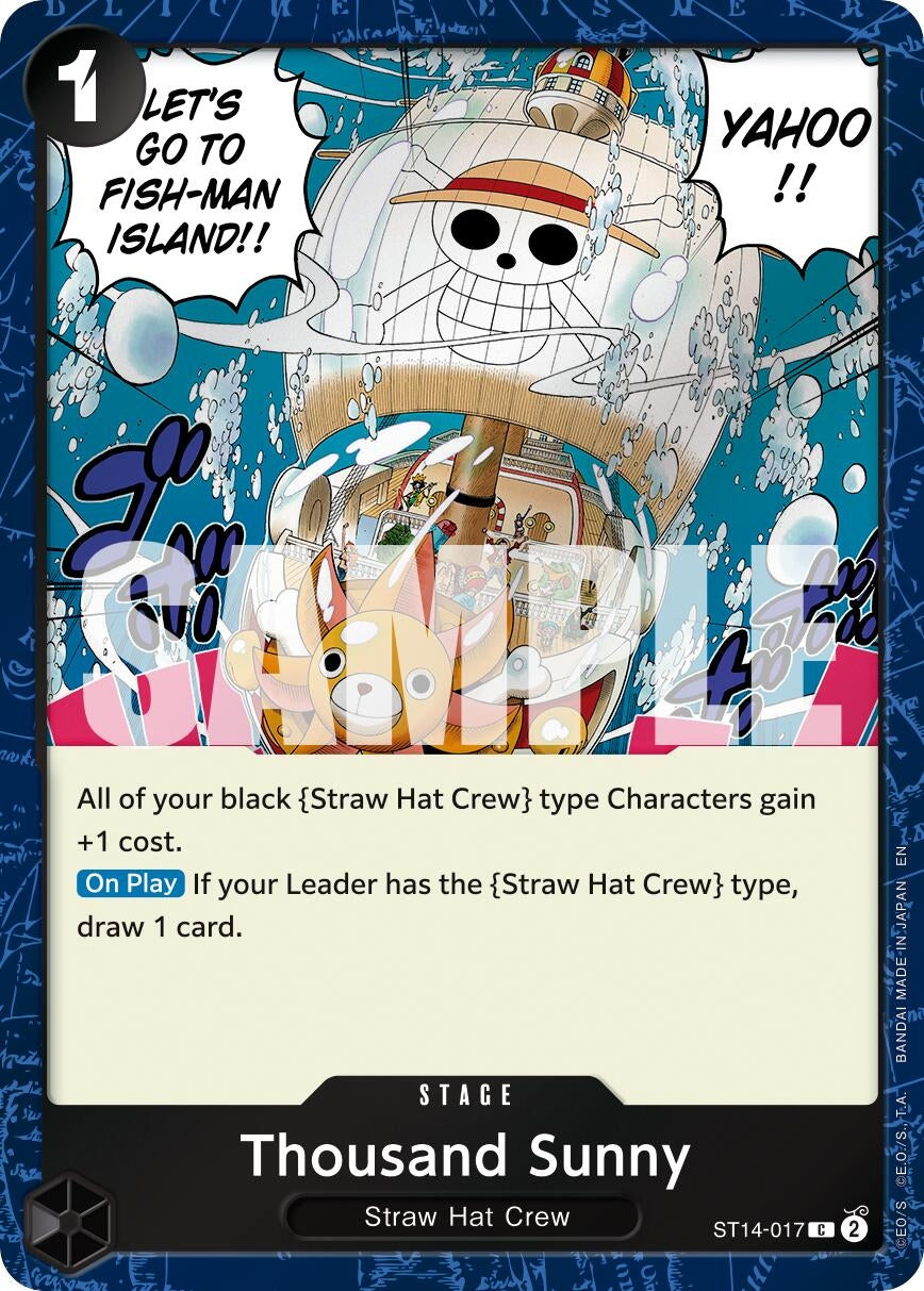 Thousand Sunny (Pirate Foil) (ST14-017) (PRB-02)