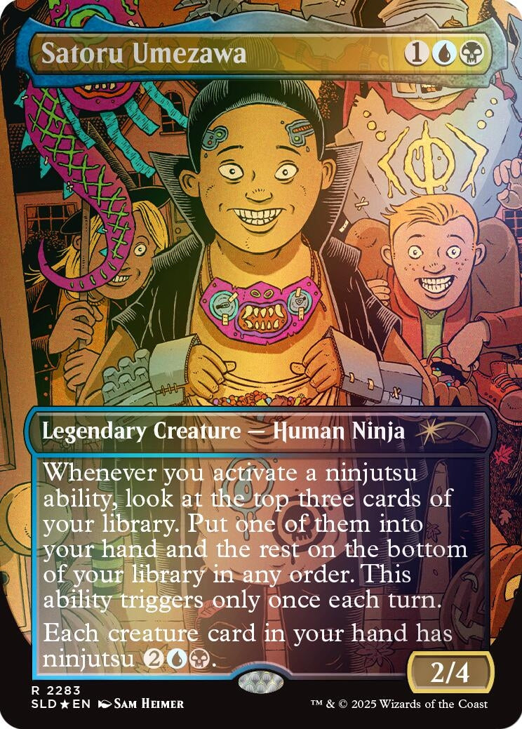 Image for Satoru Umezawa (Rainbow Foil) (2283) (SLD) - Magic: The Gathering