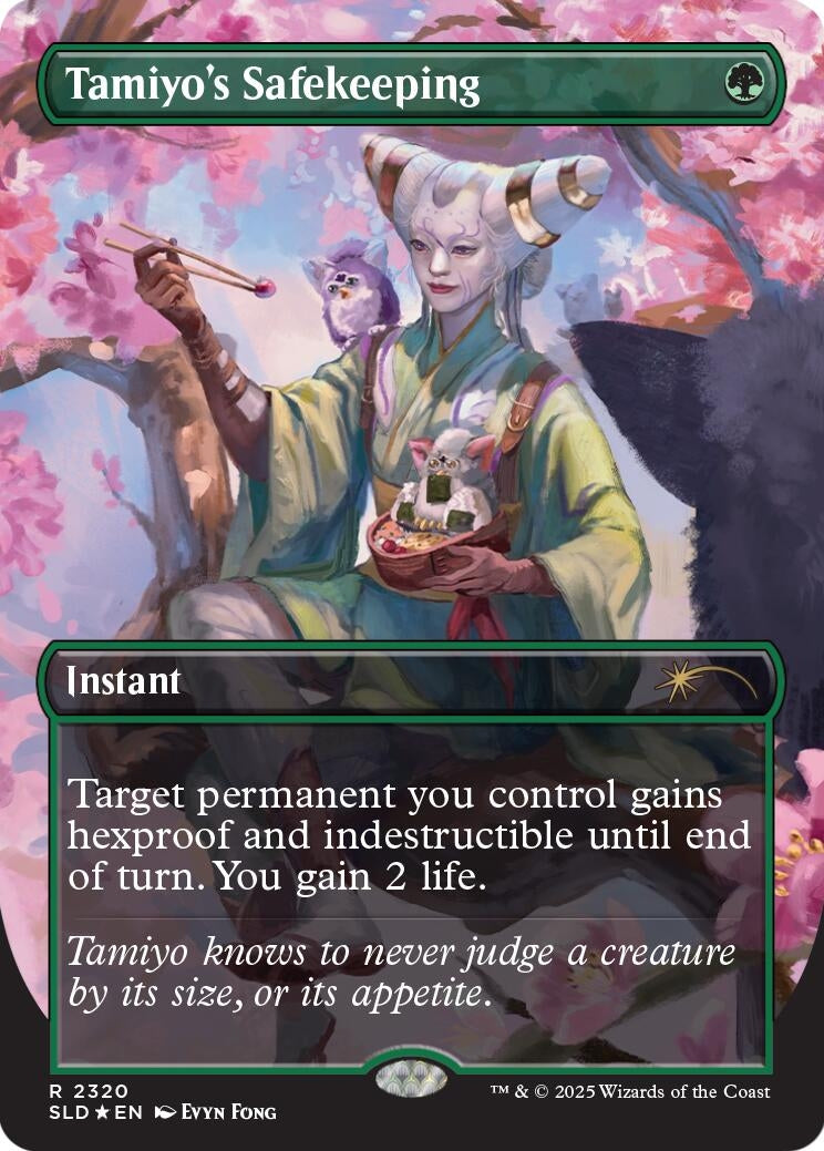 Image for Tamiyo's Safekeeping (Rainbow Foil) (2320) (SLD) - Magic: The Gathering
