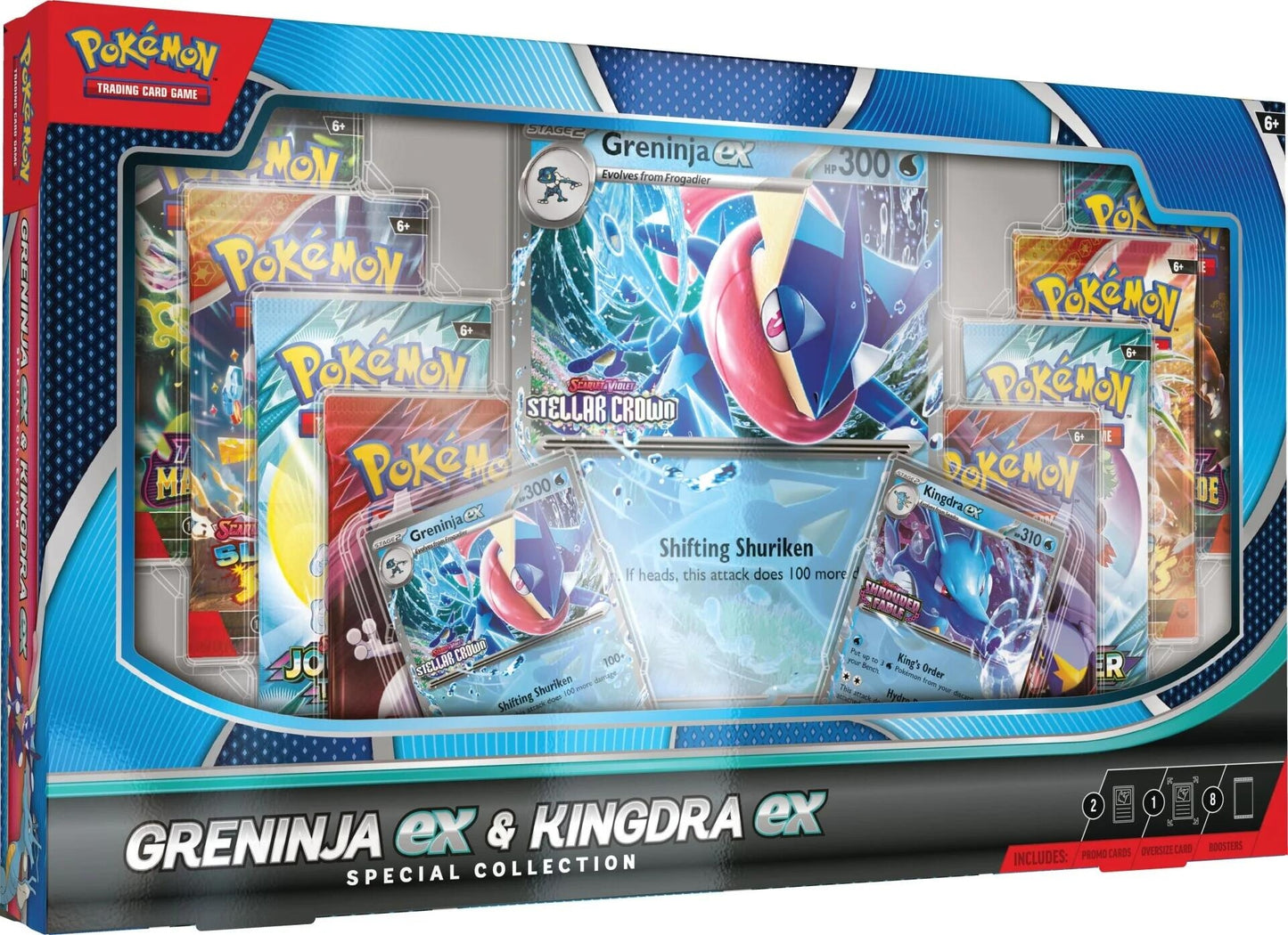 Image for Greninja EX & Kingdra EX Special Collection Box - Pokemon