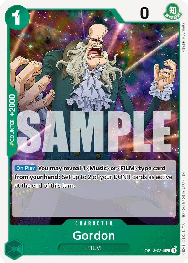 Image for Gordon (OP13-024) (OP13) - One Piece Card Game