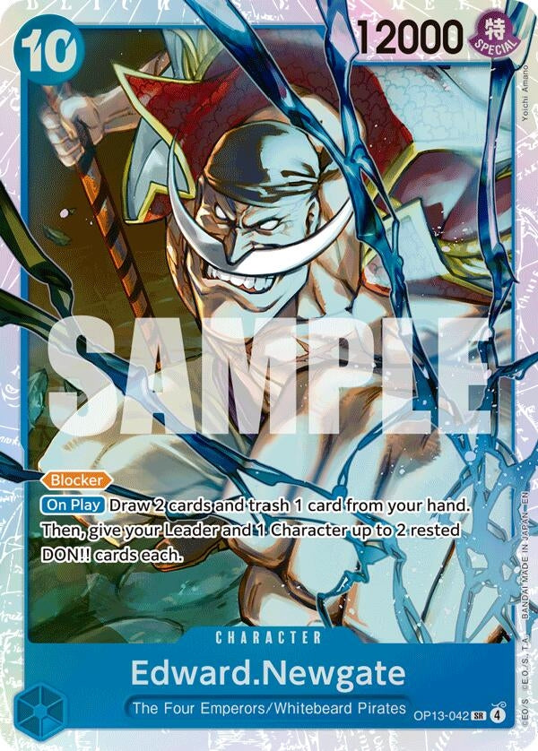 Image for Edward.Newgate (OP13-042) (OP13) - One Piece Card Game