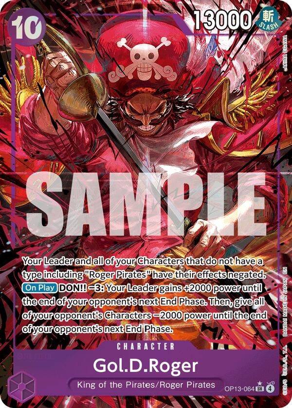 Image for Gol.D.Roger (064) (Alternate Art) (OP13-064) (OP13) - One Piece Card Game