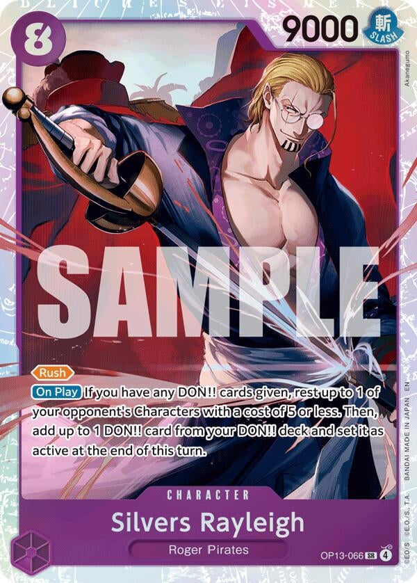 Image for Silvers Rayleigh (OP13-066) (OP13) - One Piece Card Game