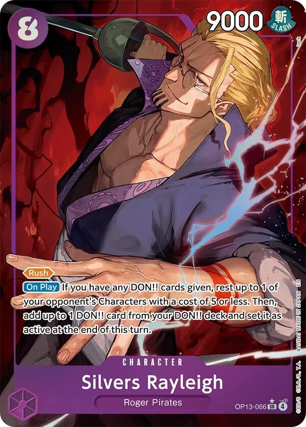 Image for Silvers Rayleigh (Alternate Art) (OP13-066) (OP13) - One Piece Card Game