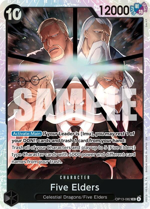 Image for Five Elders (OP13-082) (OP13) - One Piece Card Game