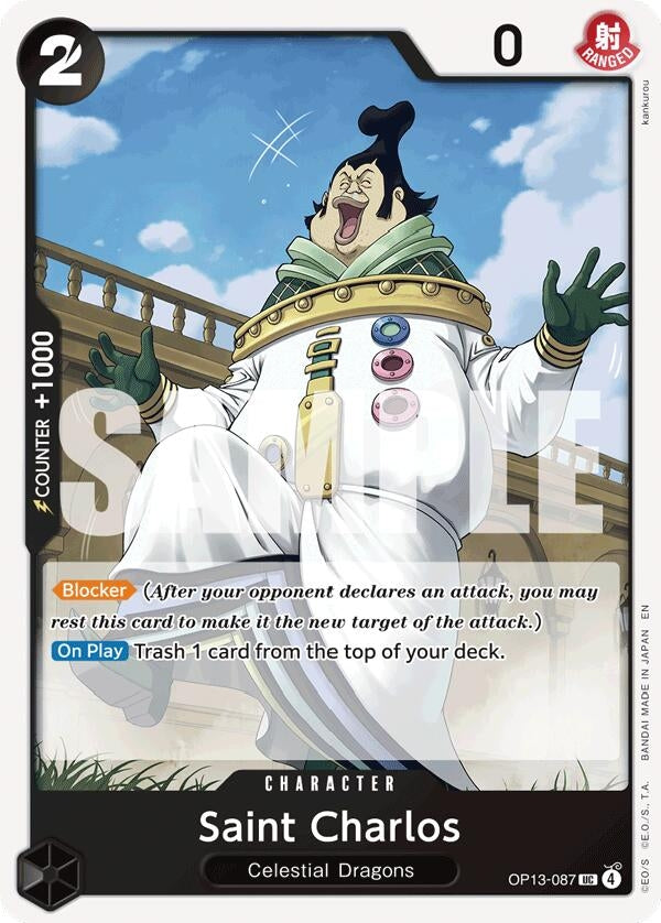 Image for Saint Charlos (OP13-087) (OP13) - One Piece Card Game